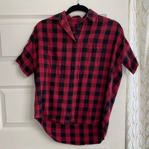Madewell Buffalo Plaid Flannel Button Down
